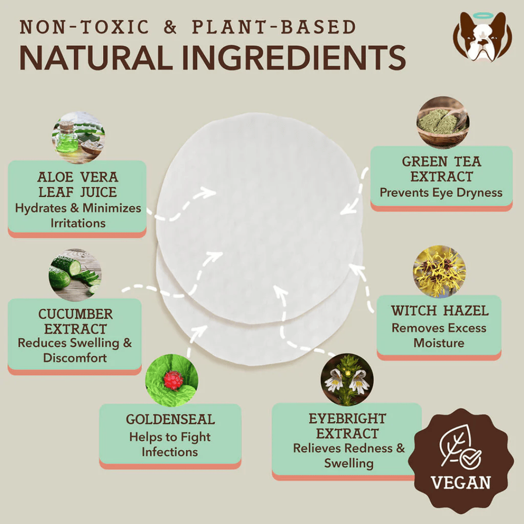 Natural Dog Company Eye Soother Wipes