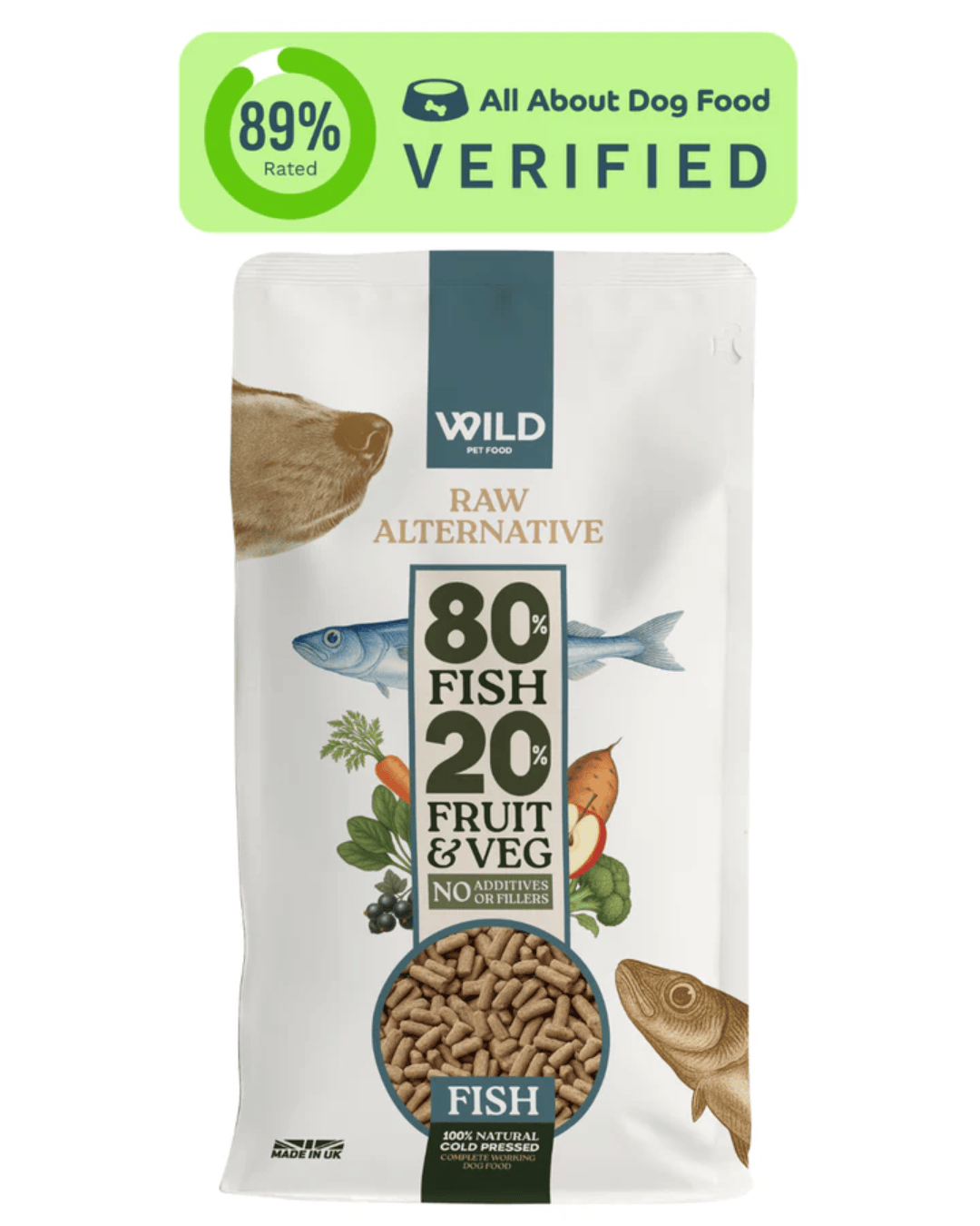 Wild 80:20 Fish Cold Pressed Dog Food