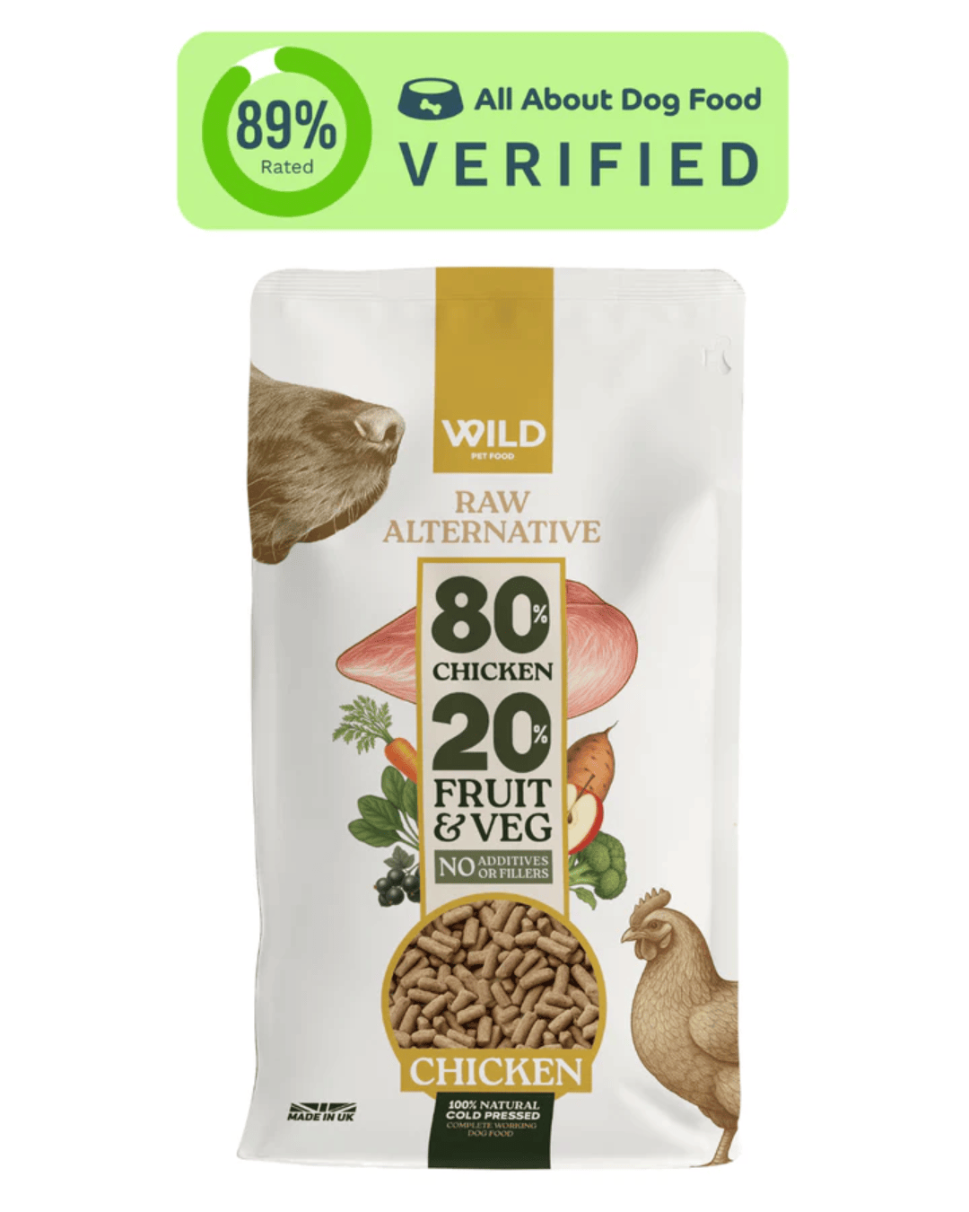 Wild 80:20 Chicken Cold Pressed Dog Food