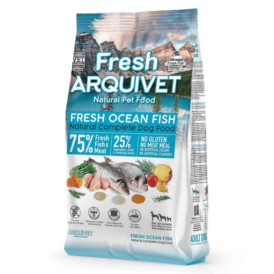 Arquivet Fresh Ocean Fish - Semi Moist Cold Pressed Dog Food