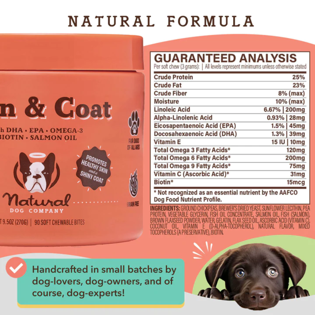Natural Dog Company Skin and Coat Chews