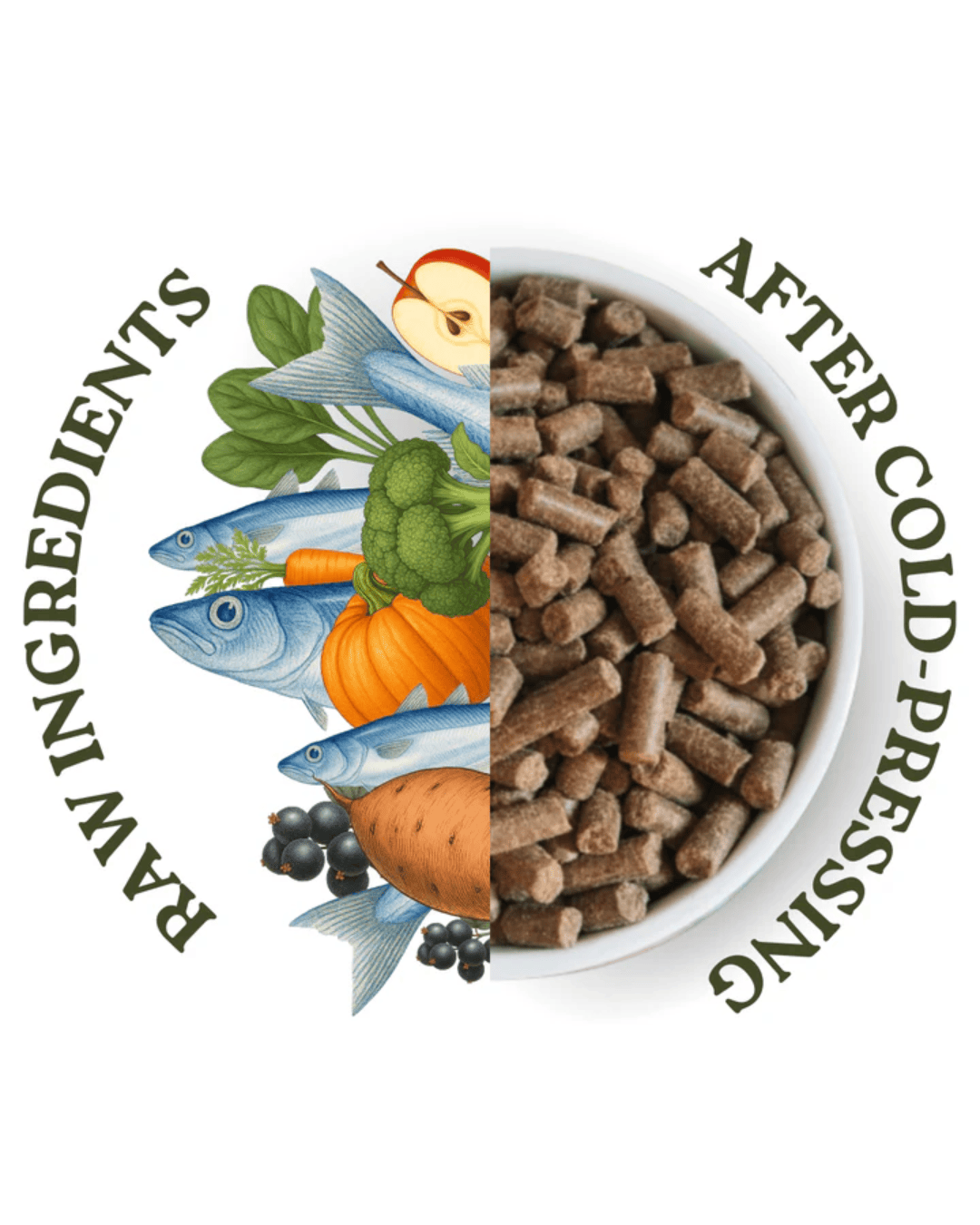 Wild 80:20 Fish Cold Pressed Dog Food