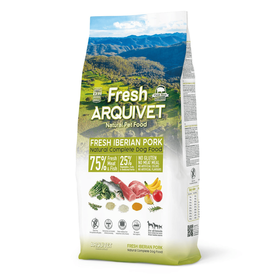 Arquivet Fresh Iberian Pork - Semi Moist Cold Pressed Dog Food
