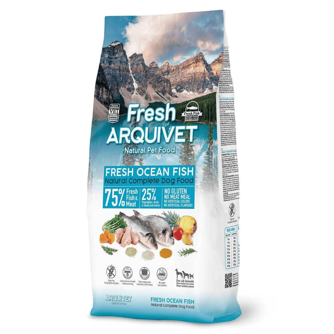 Arquivet Fresh Ocean Fish - Semi Moist Cold Pressed Dog Food