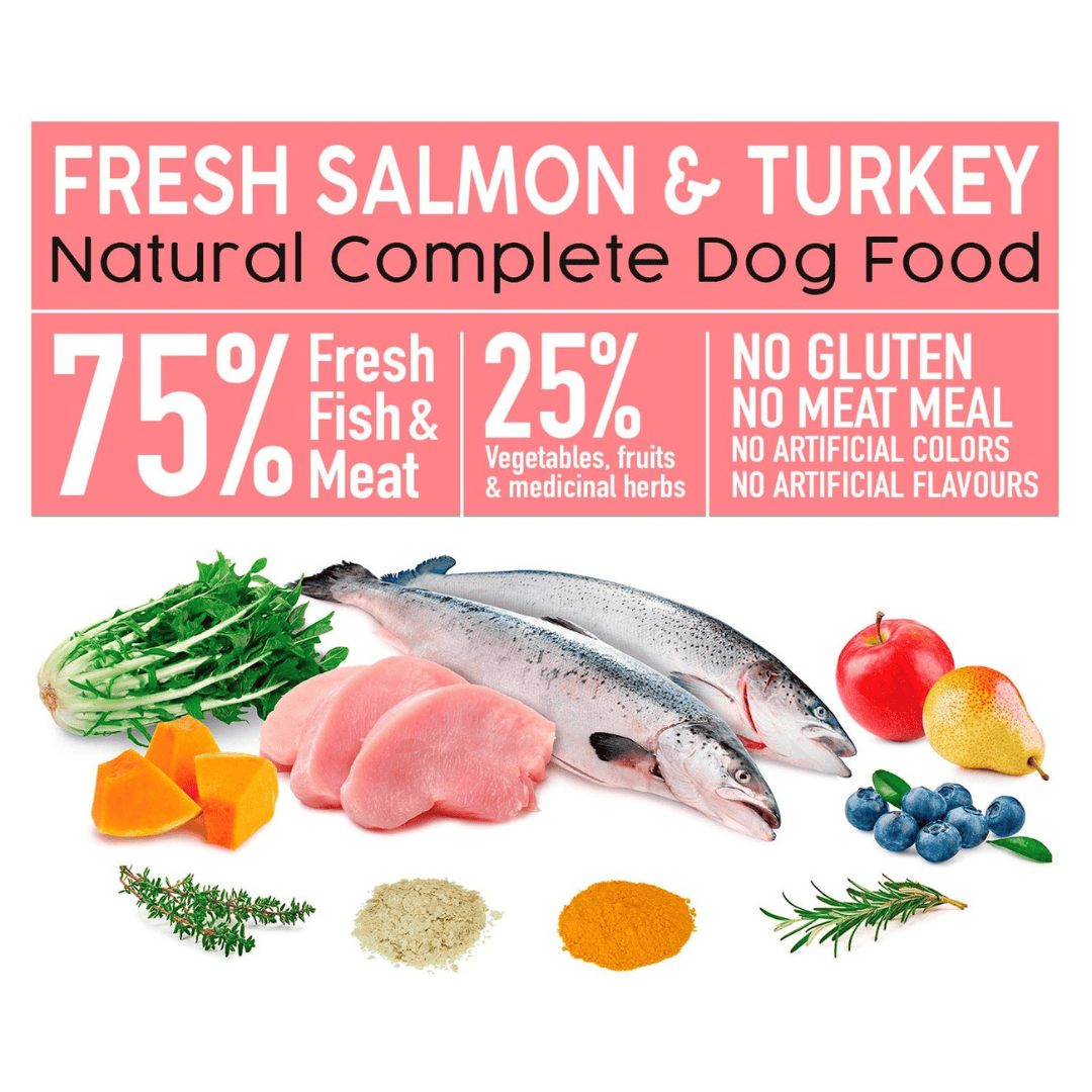 Arquivet Fresh Salmon & Turkey - Semi Moist Cold Pressed Dog Food