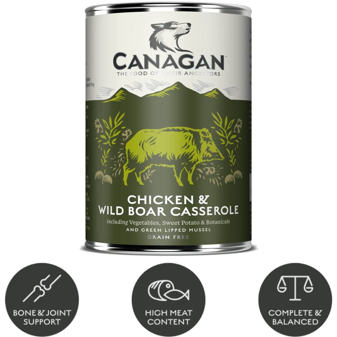 Canagan Chicken & Wild Boar Casserole Wet Food