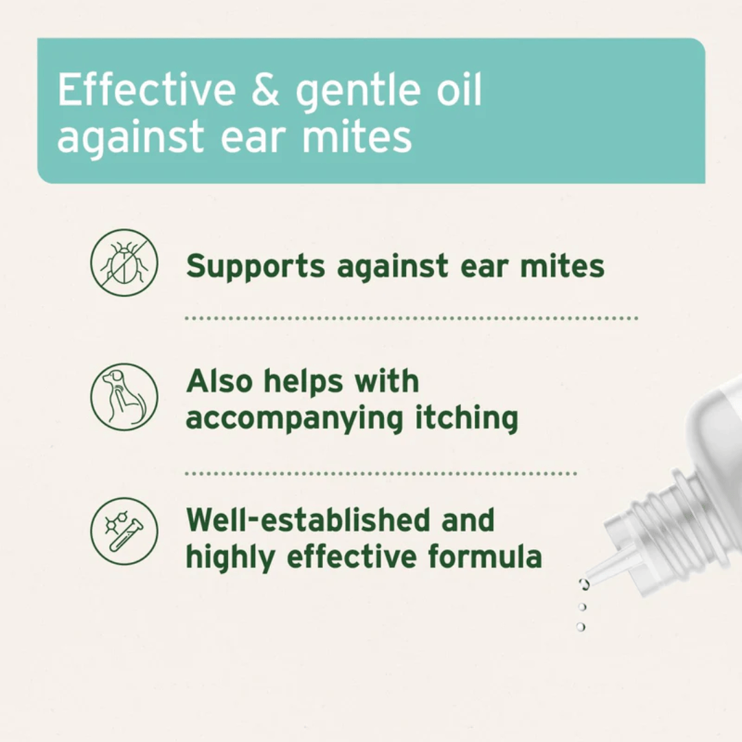 Key benefits of the Aniforte Ear Mite Oil.