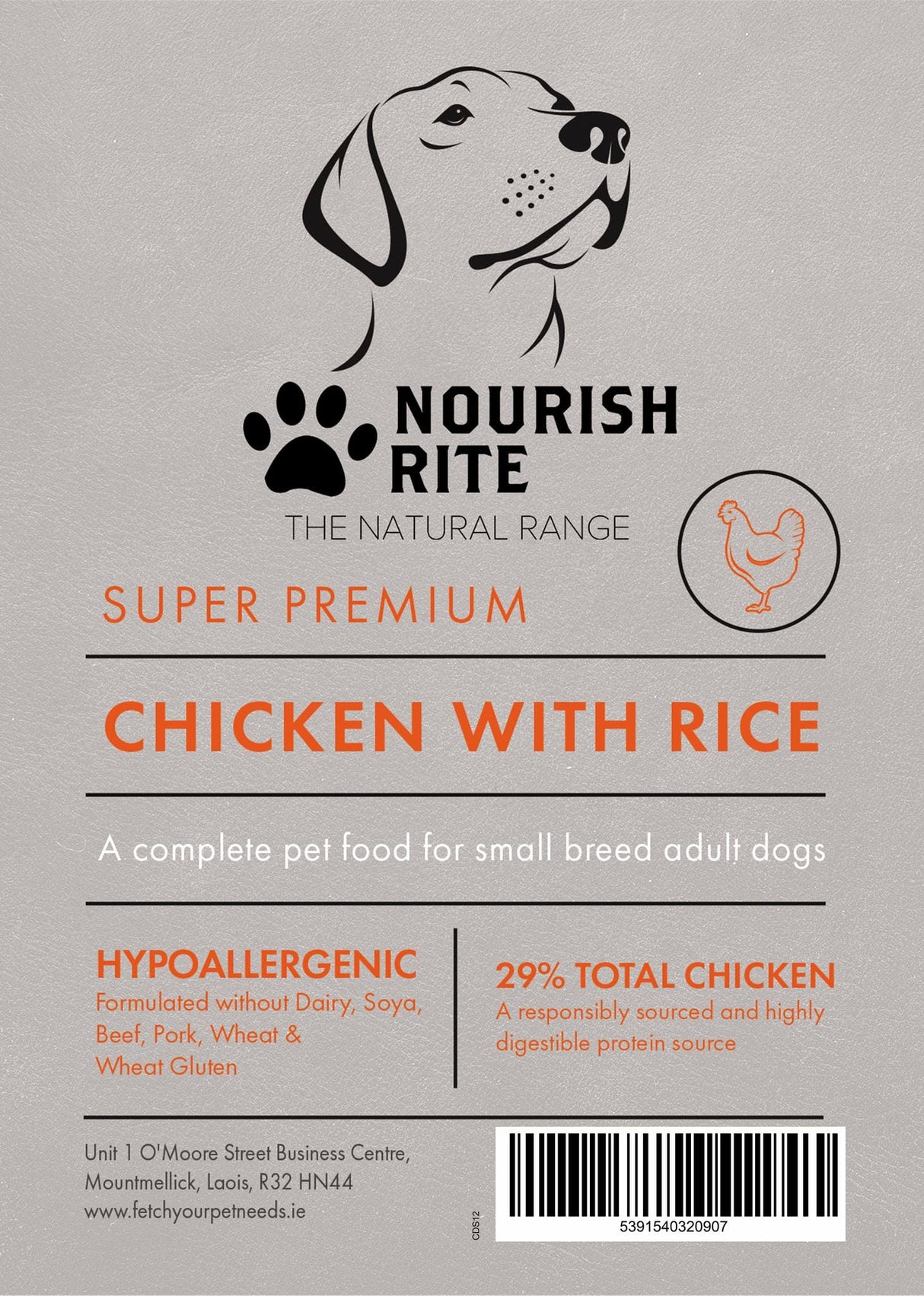Nourish Rite Premium Adult Small Breed Chicken