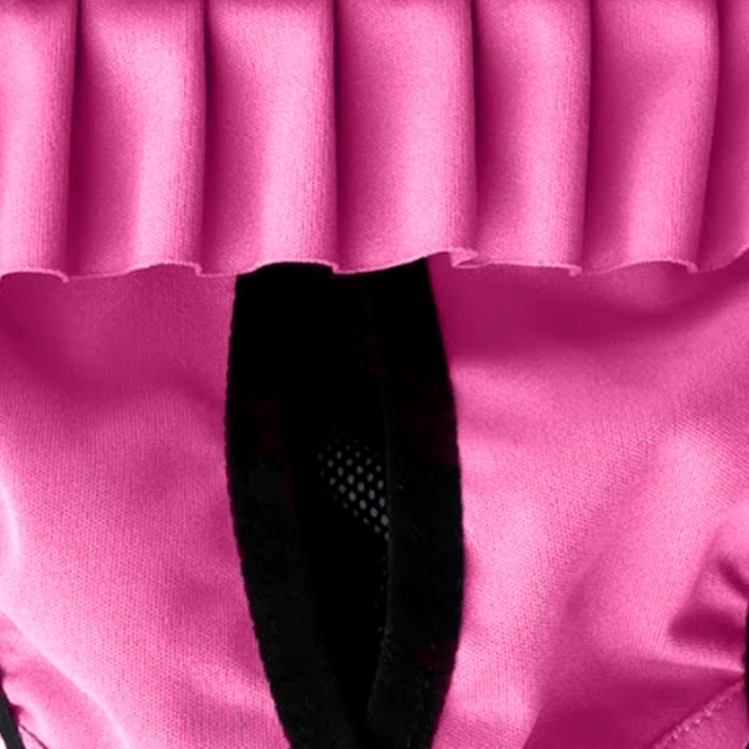 Close up view of the tail hole on Finnero Heat Pants for Dogs