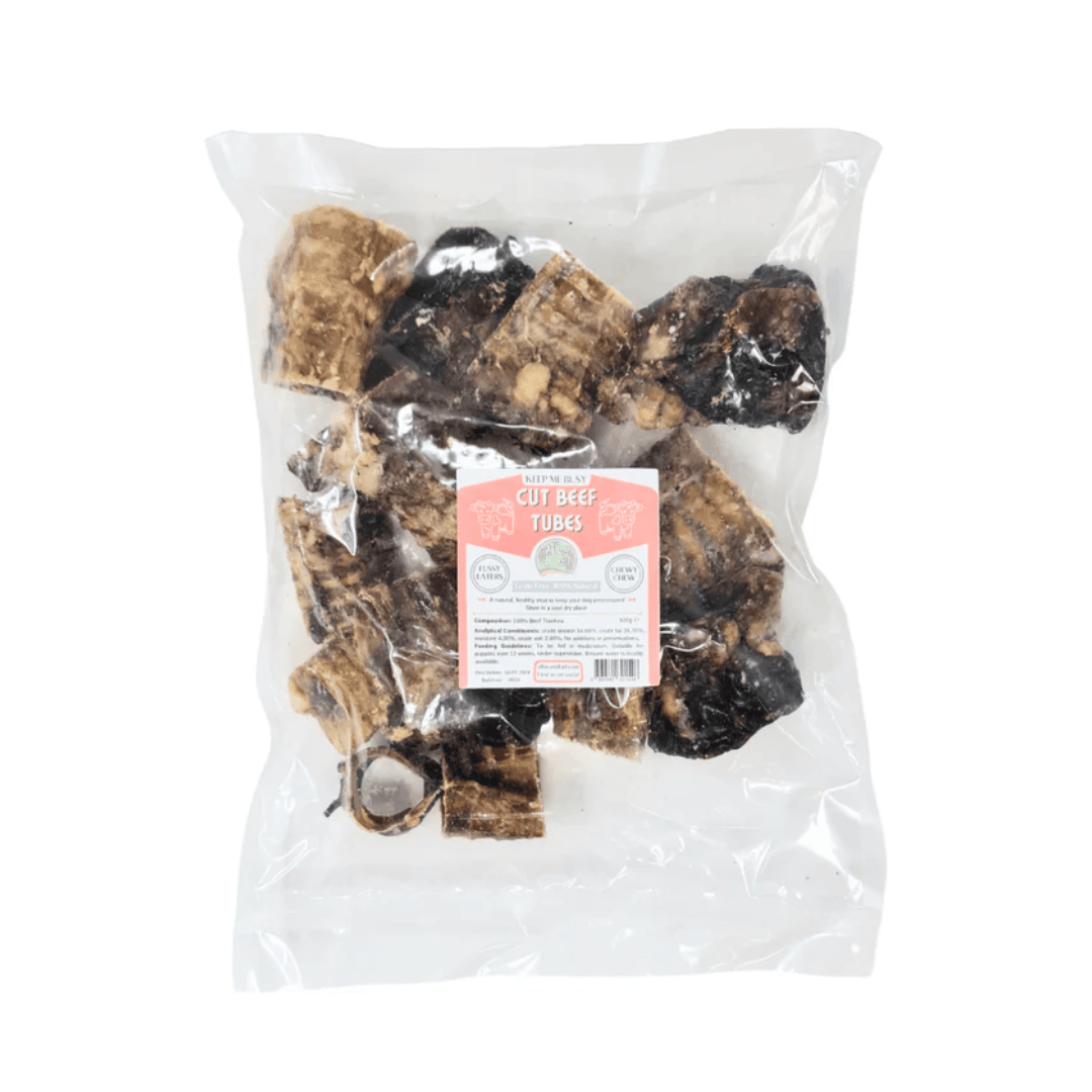 Cut Beef Tubes | Beef Trachea 500g