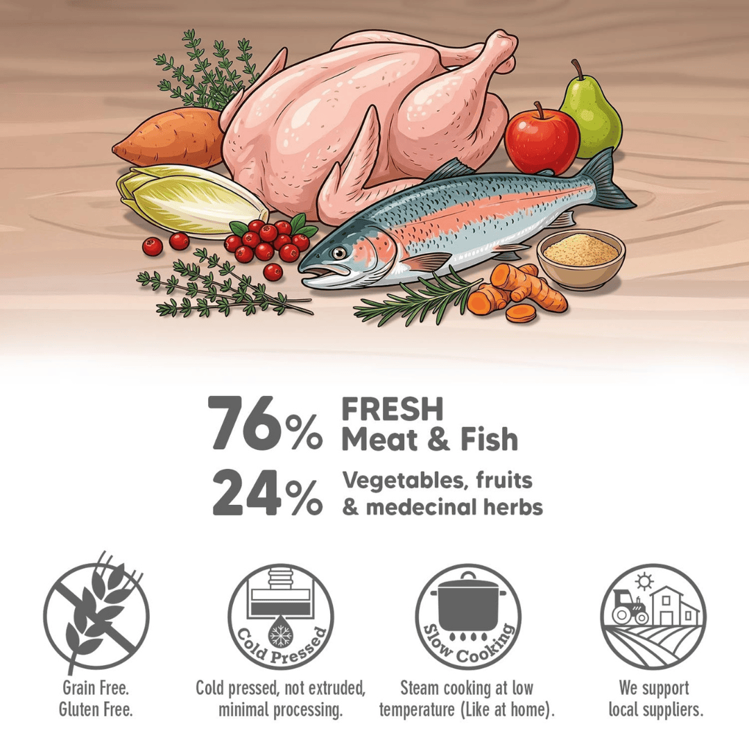 Arquivet Semi Moist Fresh Salmon & Turkey Puppy Snacks 300g