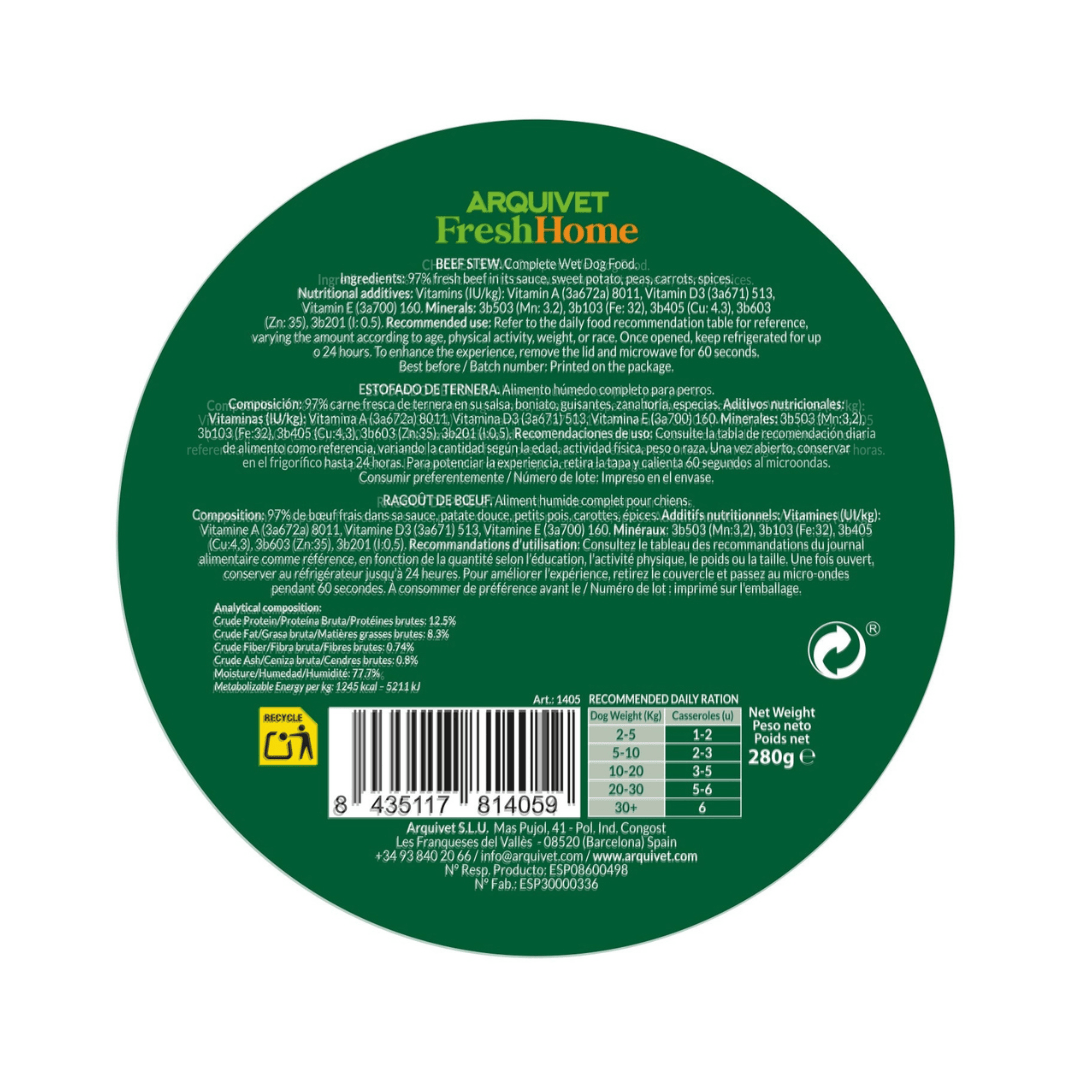 Arquivet Fresh Home Roast Beef Stew