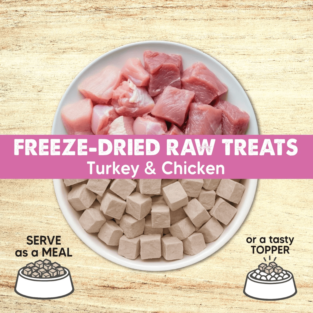 Arquivet Freeze Dried Raw Treats - Turkey & Chicken Cubes