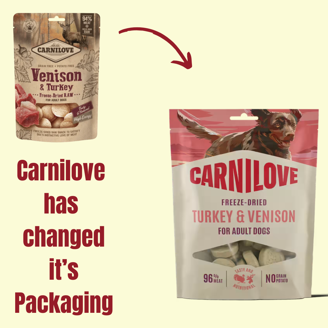 Carnilove Venison & Turkey Freeze-Dried Raw Dog Treats