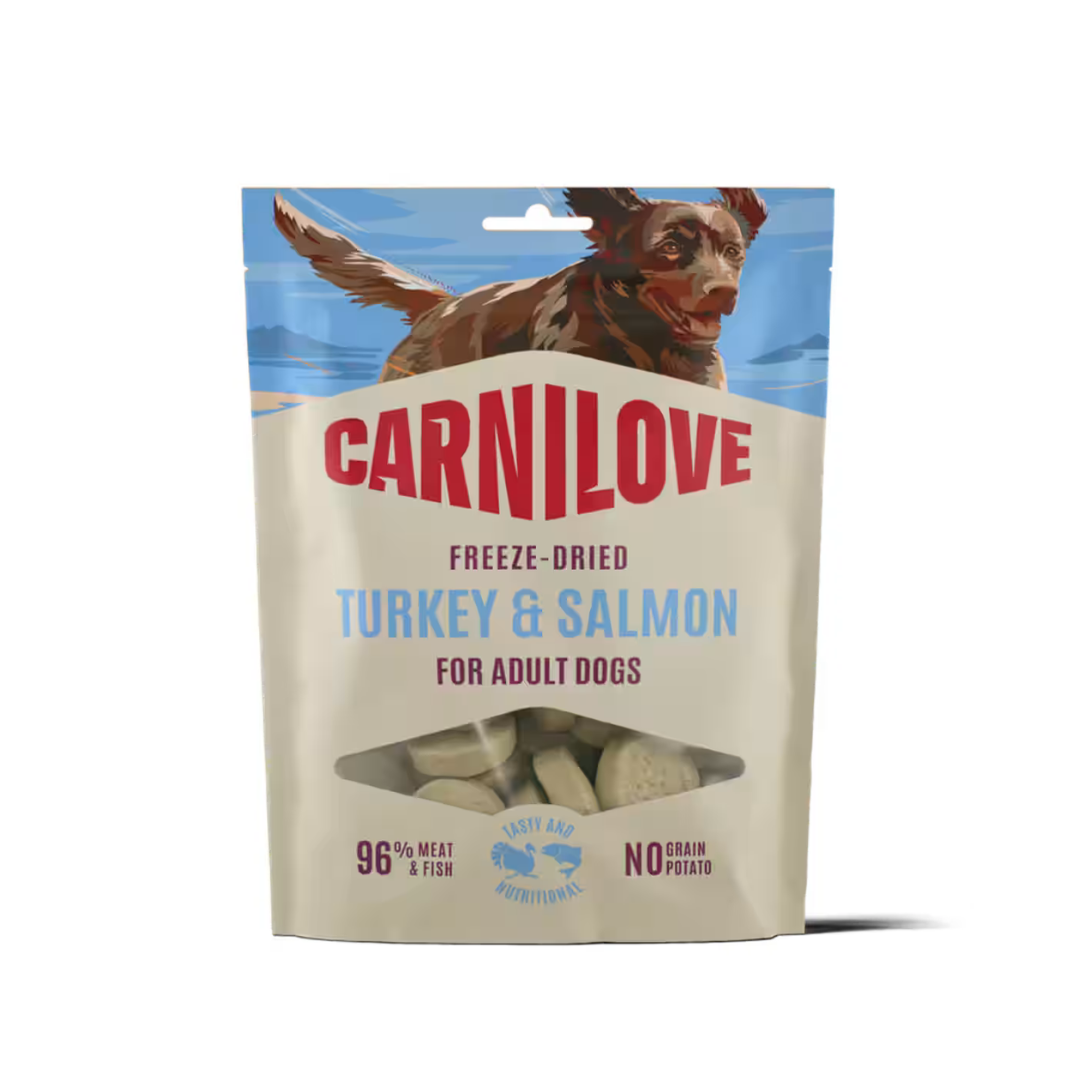 Carnilove Salmon & Turkey Freeze-Dried Raw Dog Treats