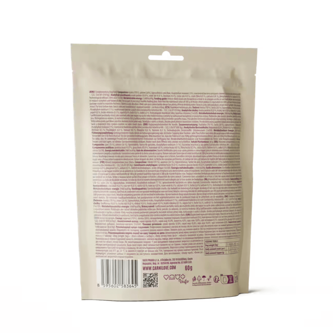 Carnilove Salmon & Turkey Freeze-Dried Raw Dog Treats