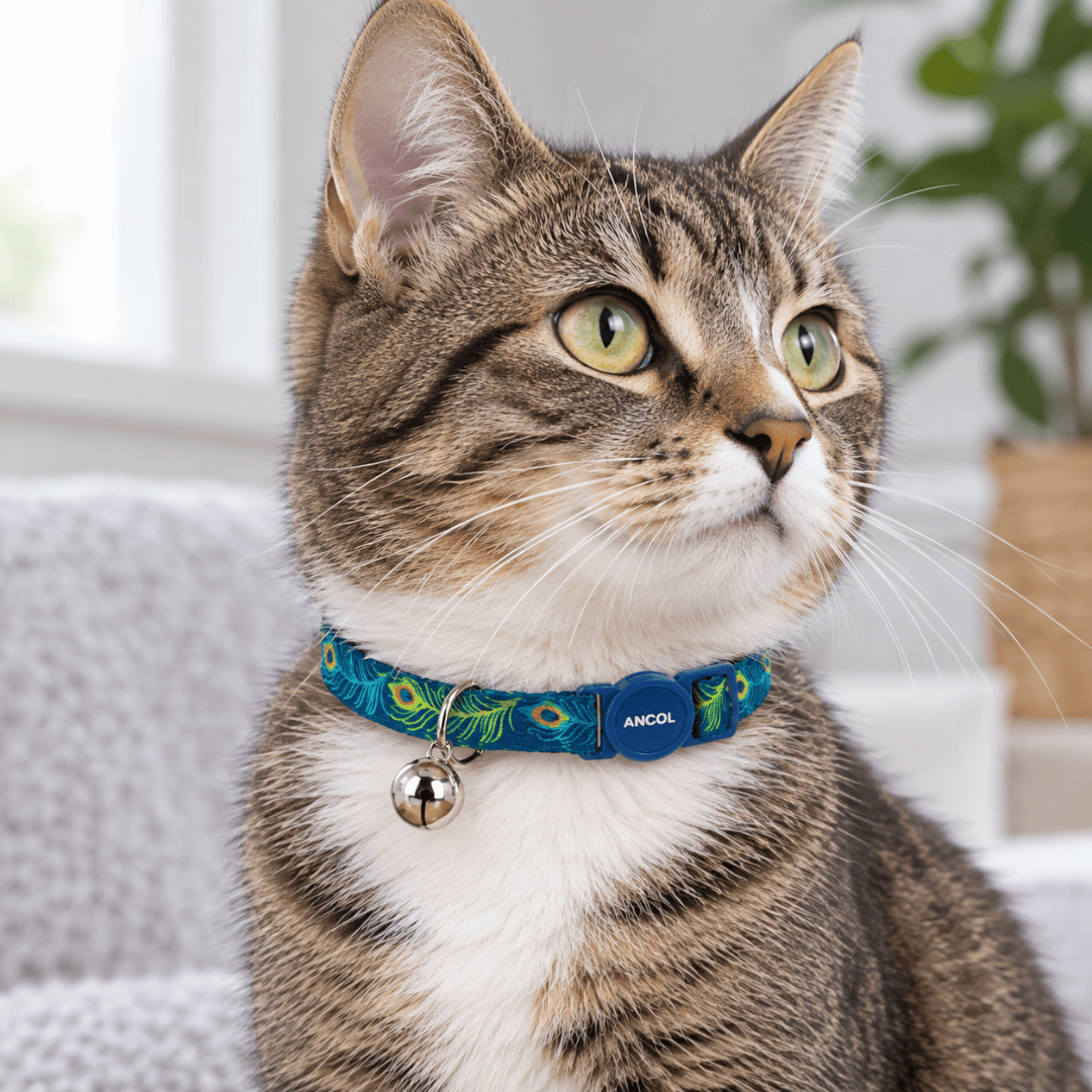 Peacock Safety Cat Collar