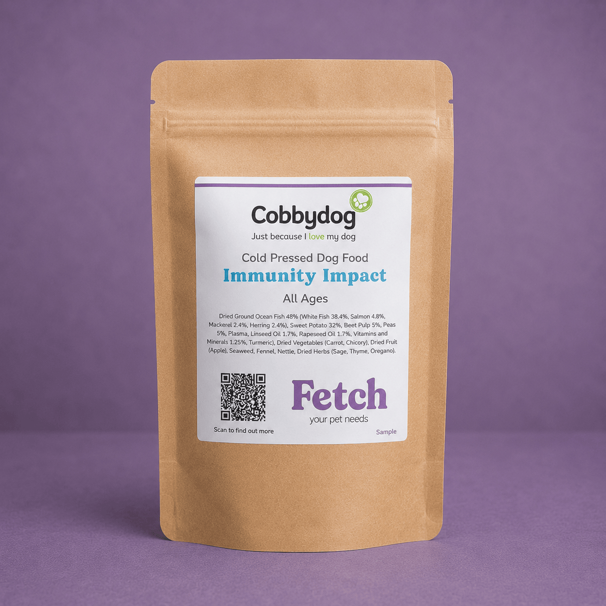 Cobbydog Cold Pressed Dog Food Samples