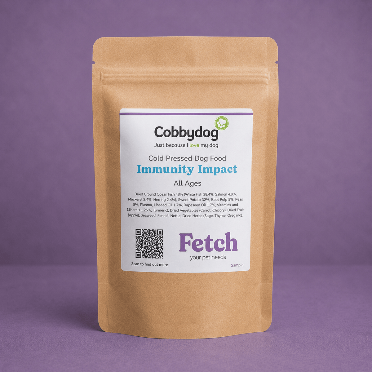 Cobbydog Cold Pressed Dog Food Samples
