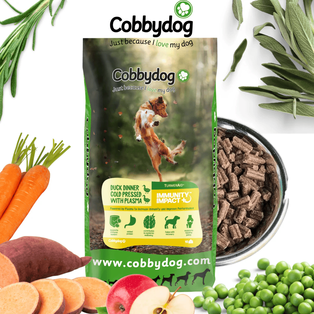Cobbydog Immunity Impact Duck Dinner Cold Pressed Dog Food
