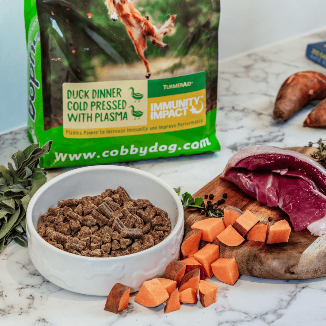 Cobbydog Immunity Impact Duck Dinner Cold Pressed Dog Food