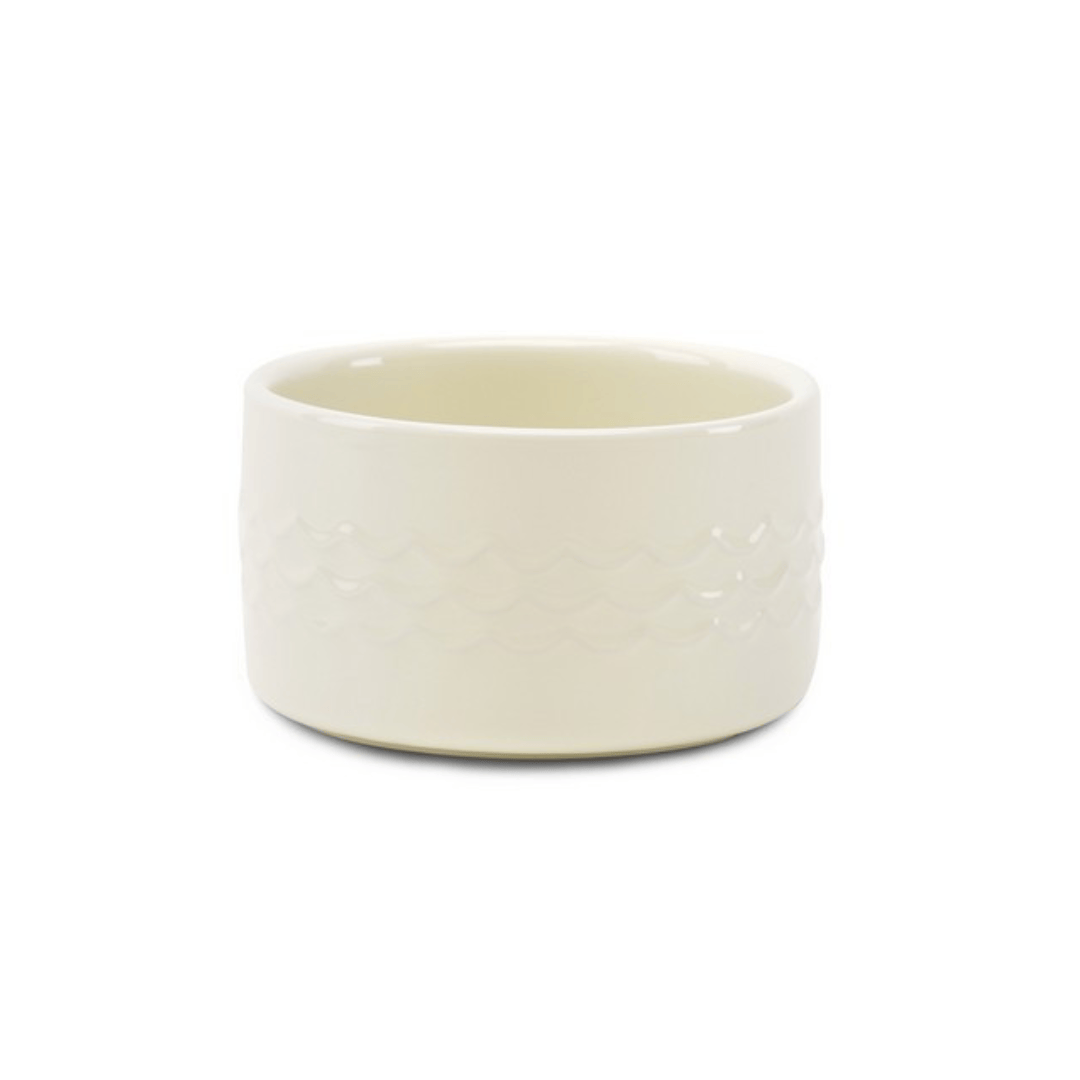 Scruffs Icon Cream Water Bowl 15cm on a white background