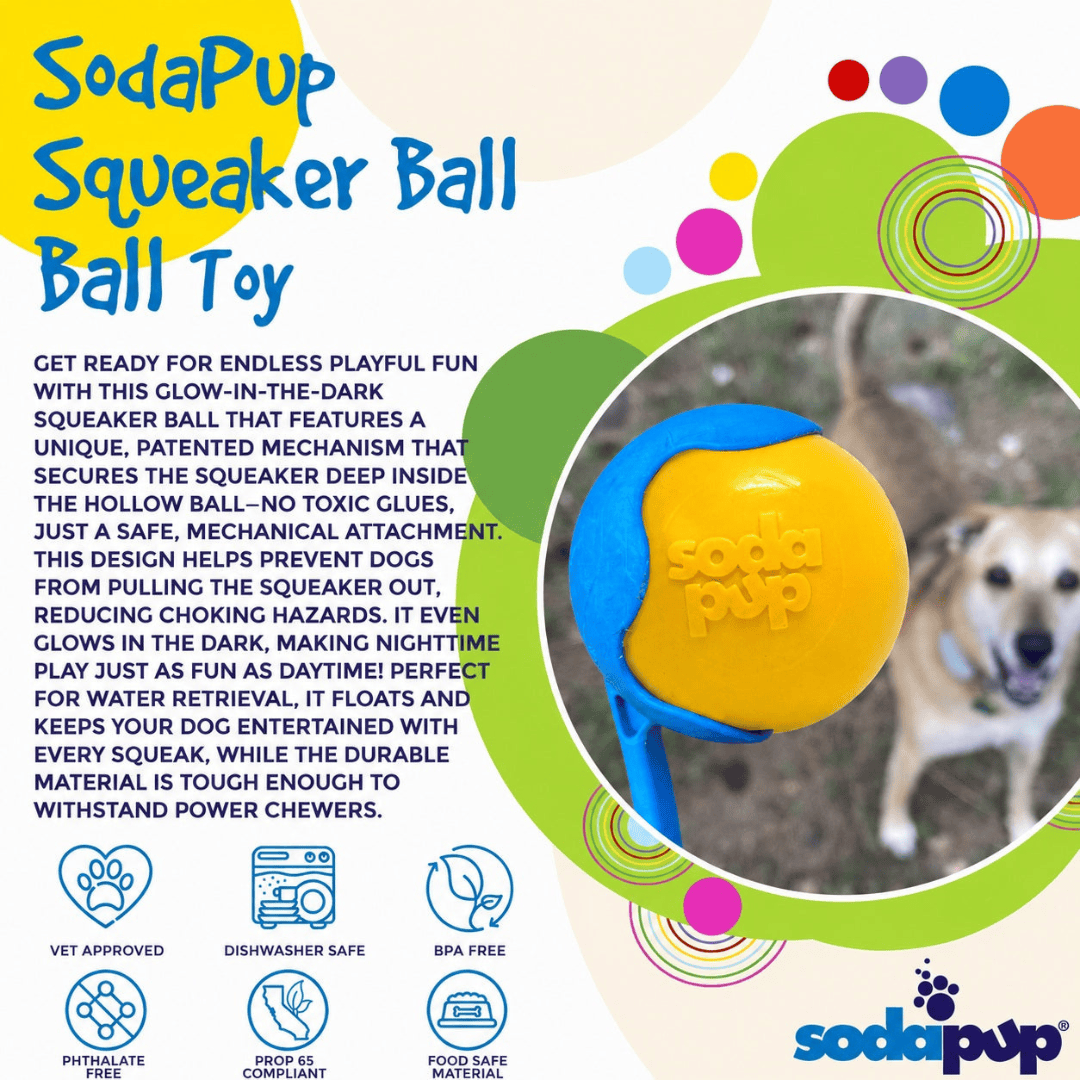 SodaPup Squeak Ball