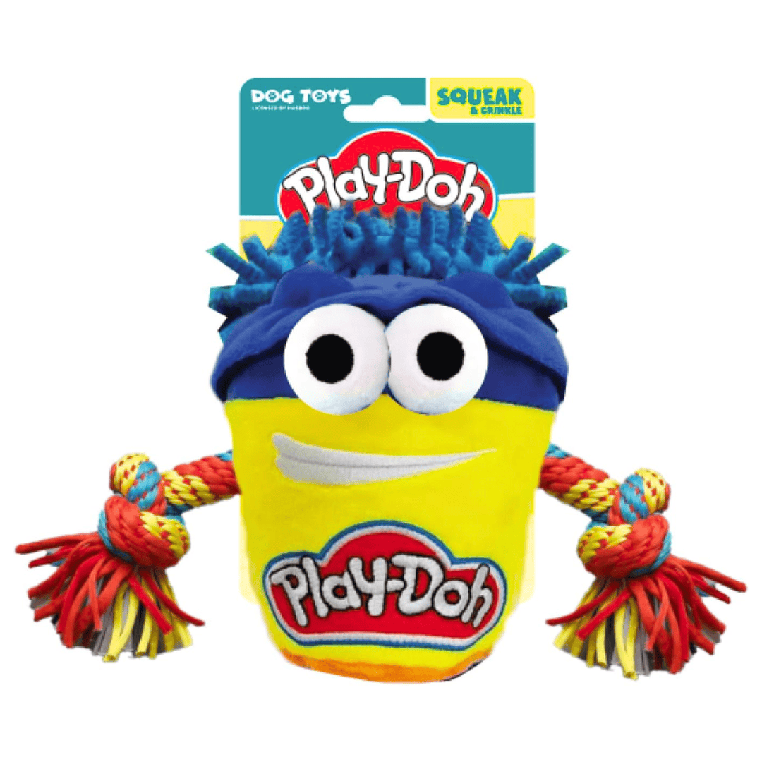 Play-Doh T-Shirt Rope 7" Dog Toy