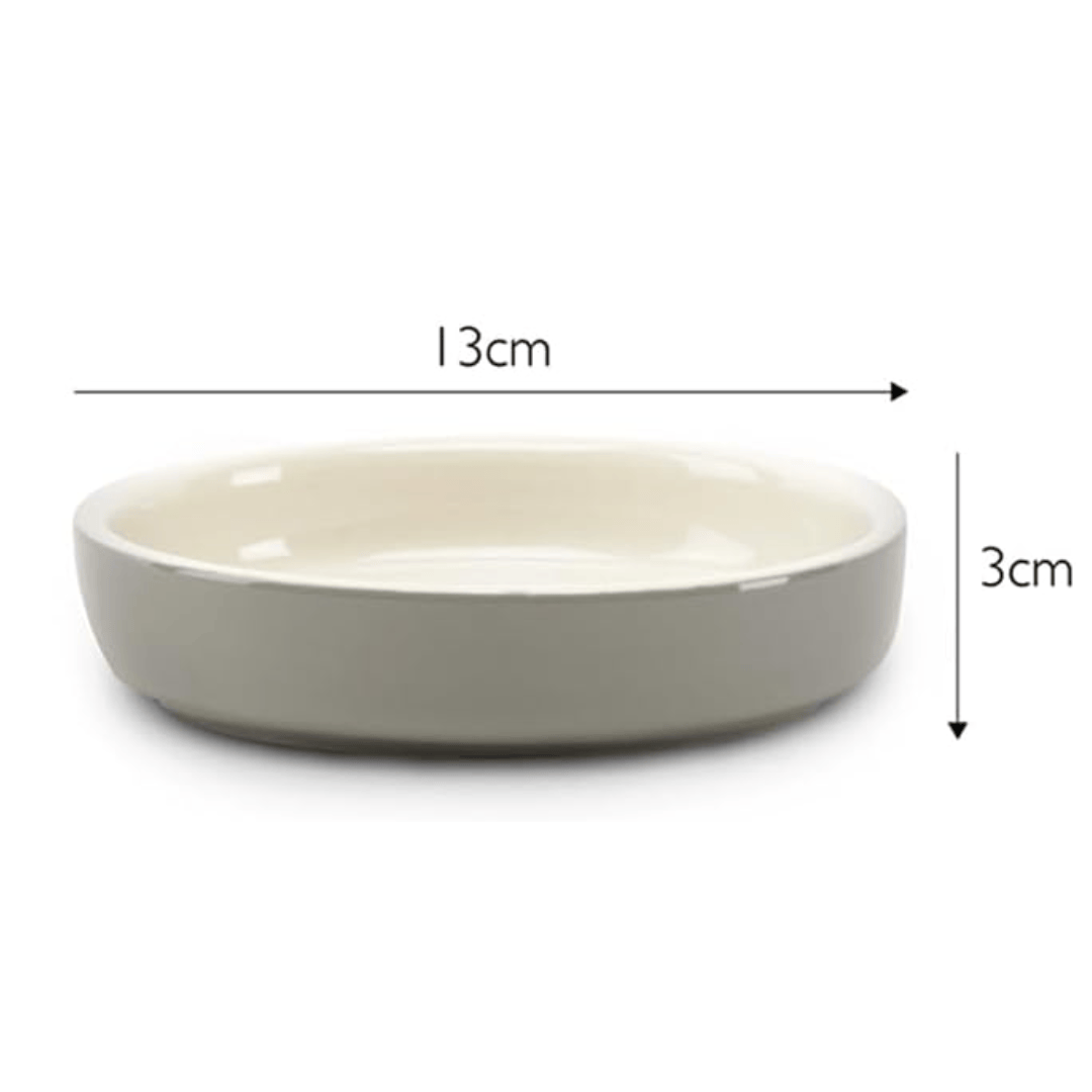 Scruffs Classic Grey Pet Food Saucer 13 x 13 x 3cm