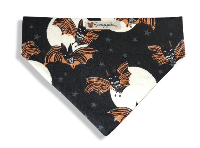 Swaggles Halloween Bats Bandana