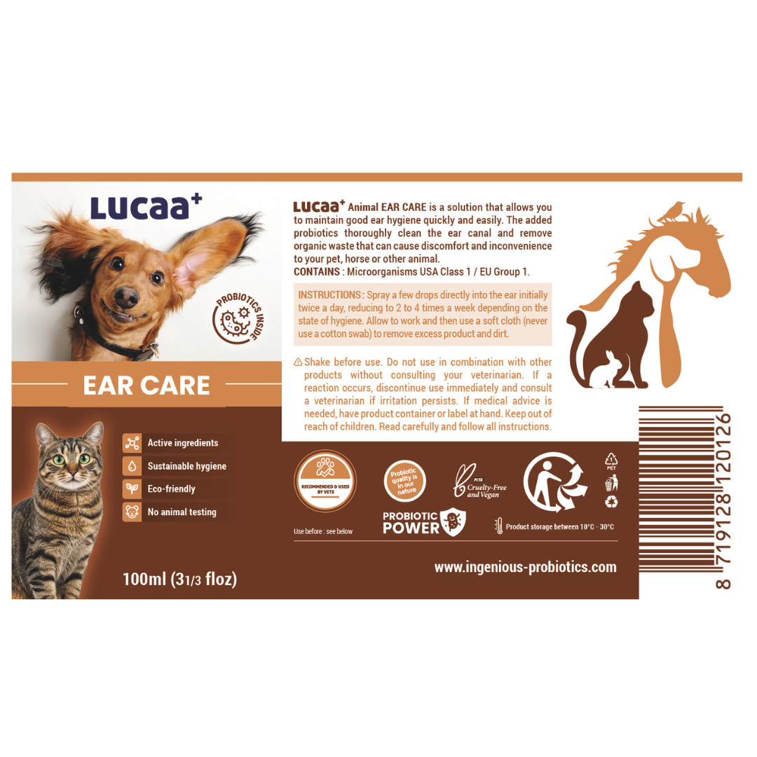 Probiotic Pet Ear Care Spray | Provilan Lucaa+