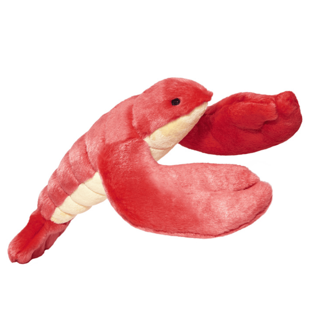 Fluff & Tuff Manny Lobster Plush Dog Toy
