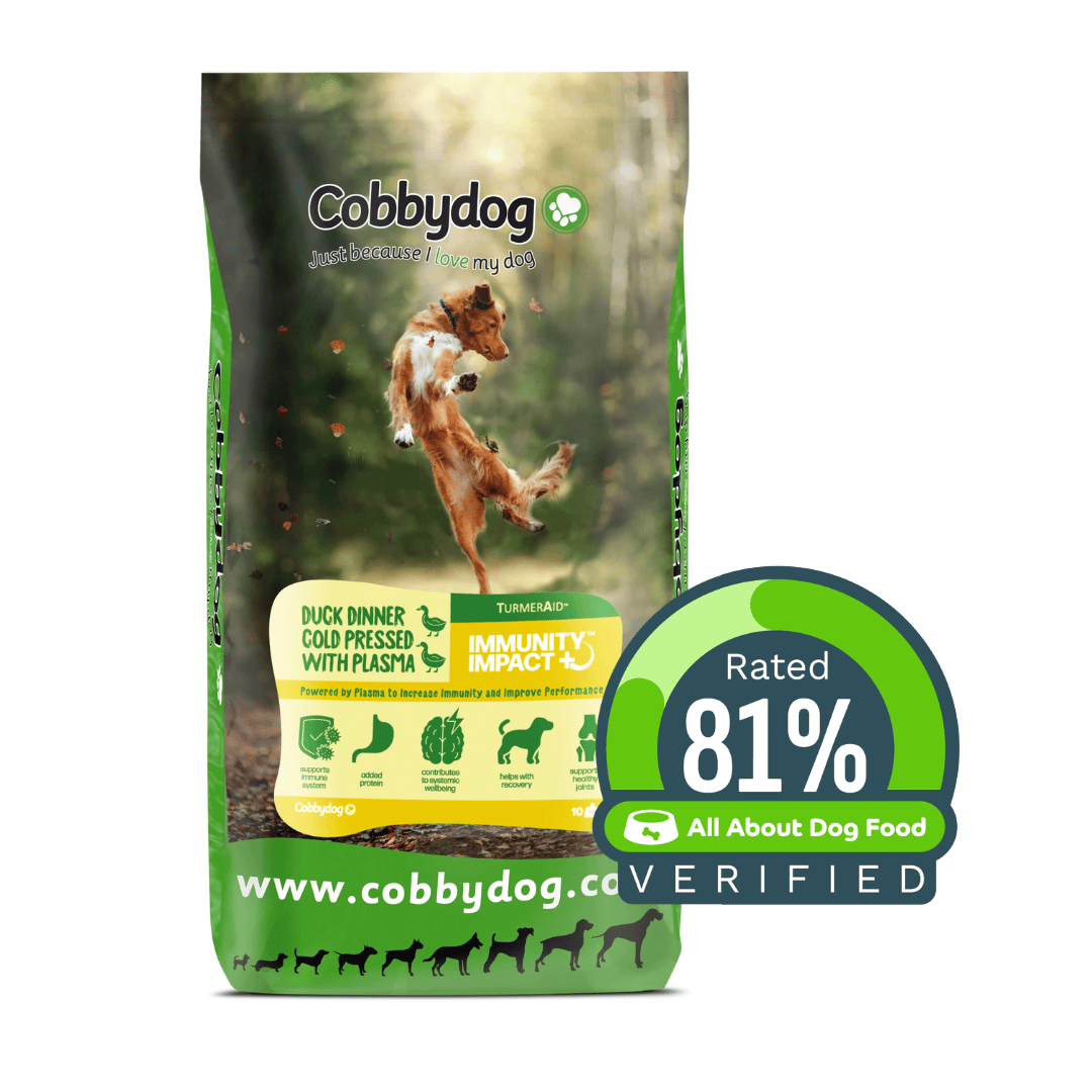 Cobbydog Immunity Impact Duck Dinner Cold Pressed Dog Food