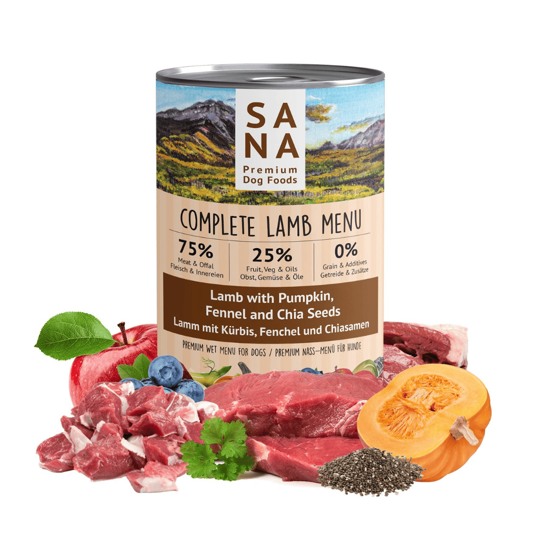 Sana Complete Lamb Wet Menu 800g