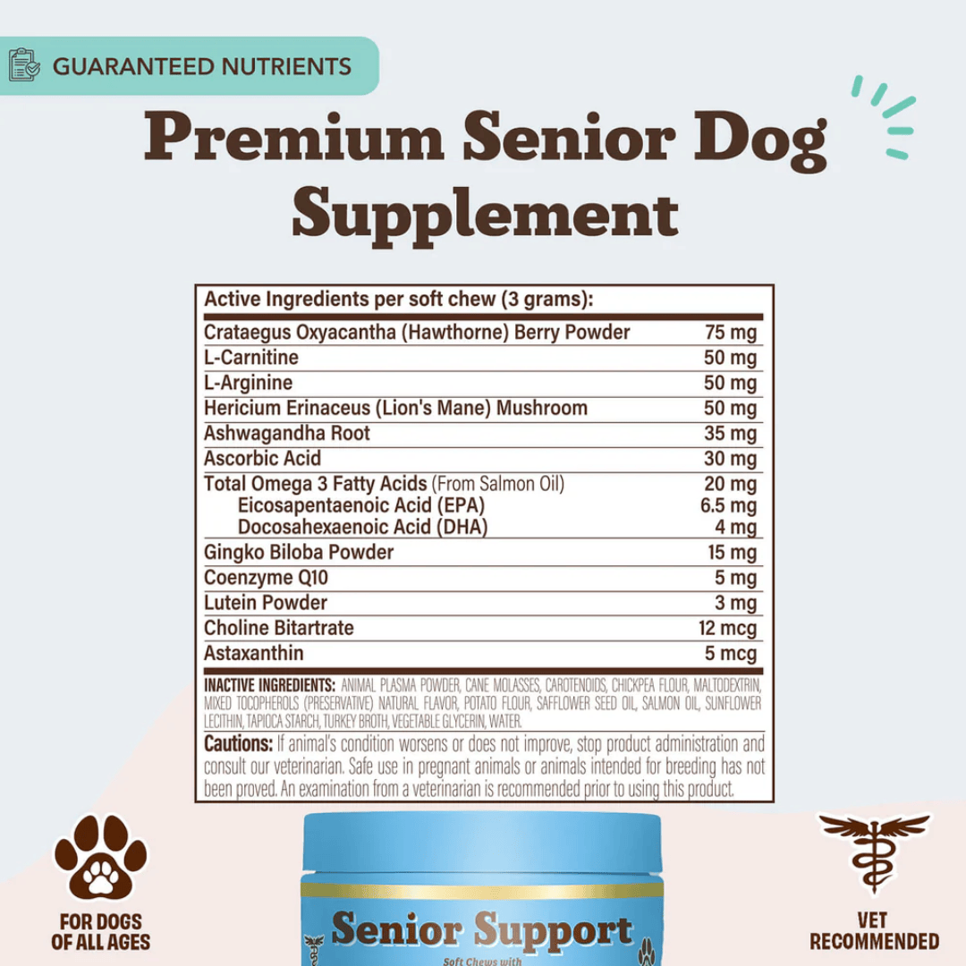 Natural Dog Company Senior Support Chews