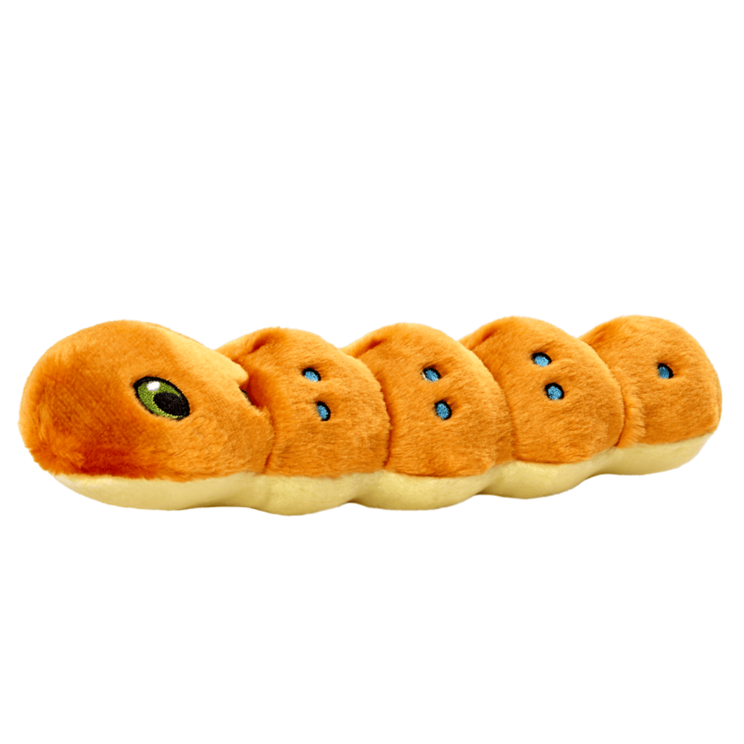 Fluff & Tuff Spicy Caterpillar Plush Dog Toy