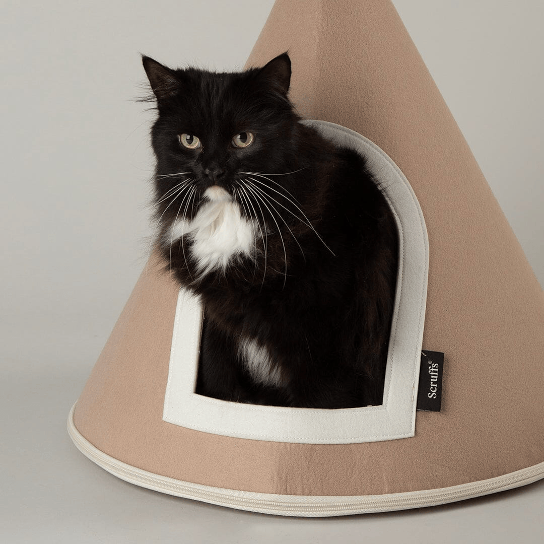 Scruffs Stockholm Felt Cone Cat Bed