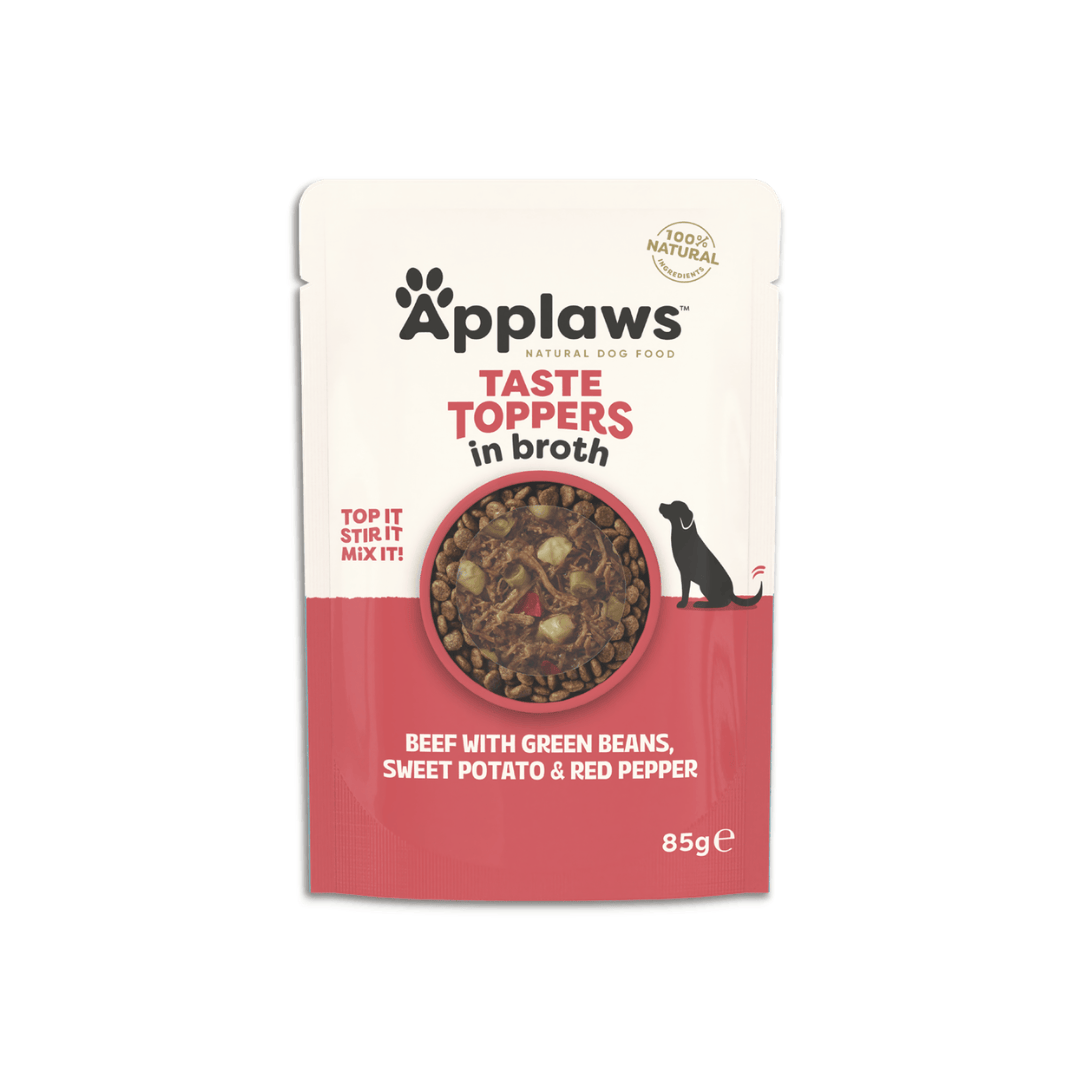Applaws Dog Taste Toppers in Broth Multipack - Variety Pouches 6 x 85g