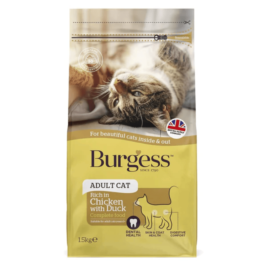 Burgess Cat Adult Chicken & Duck