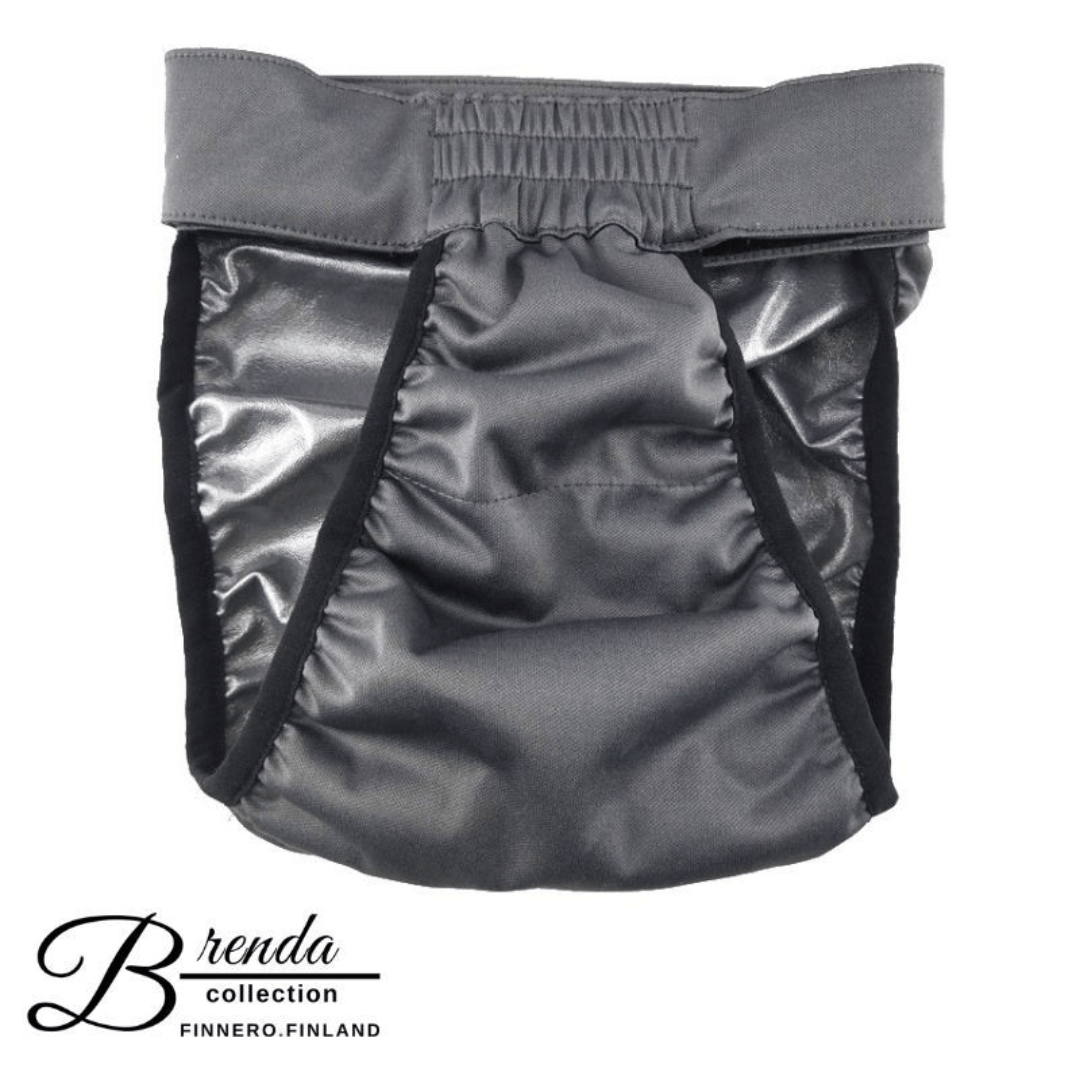 Finnero Brenda Heat Pants in Dark Grey against a white background