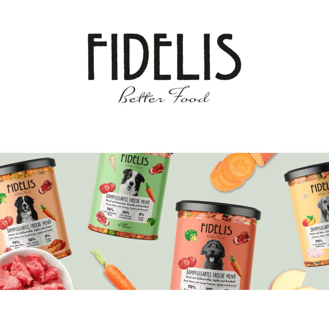Infographic of the fidelis Menu jars with a few from the range displayed.