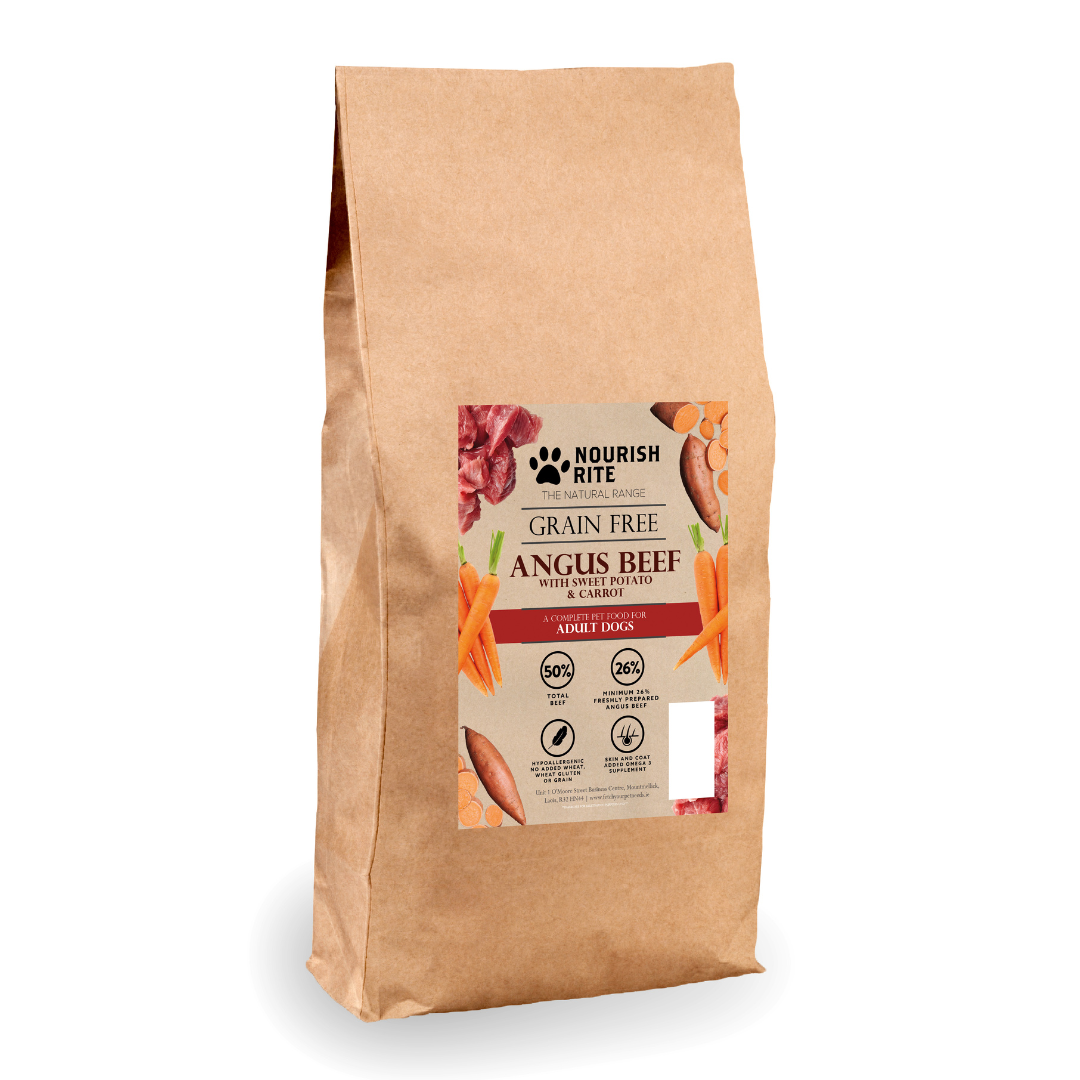 Nourish Rite Grain Free Adult Dog Food - Angus Beef