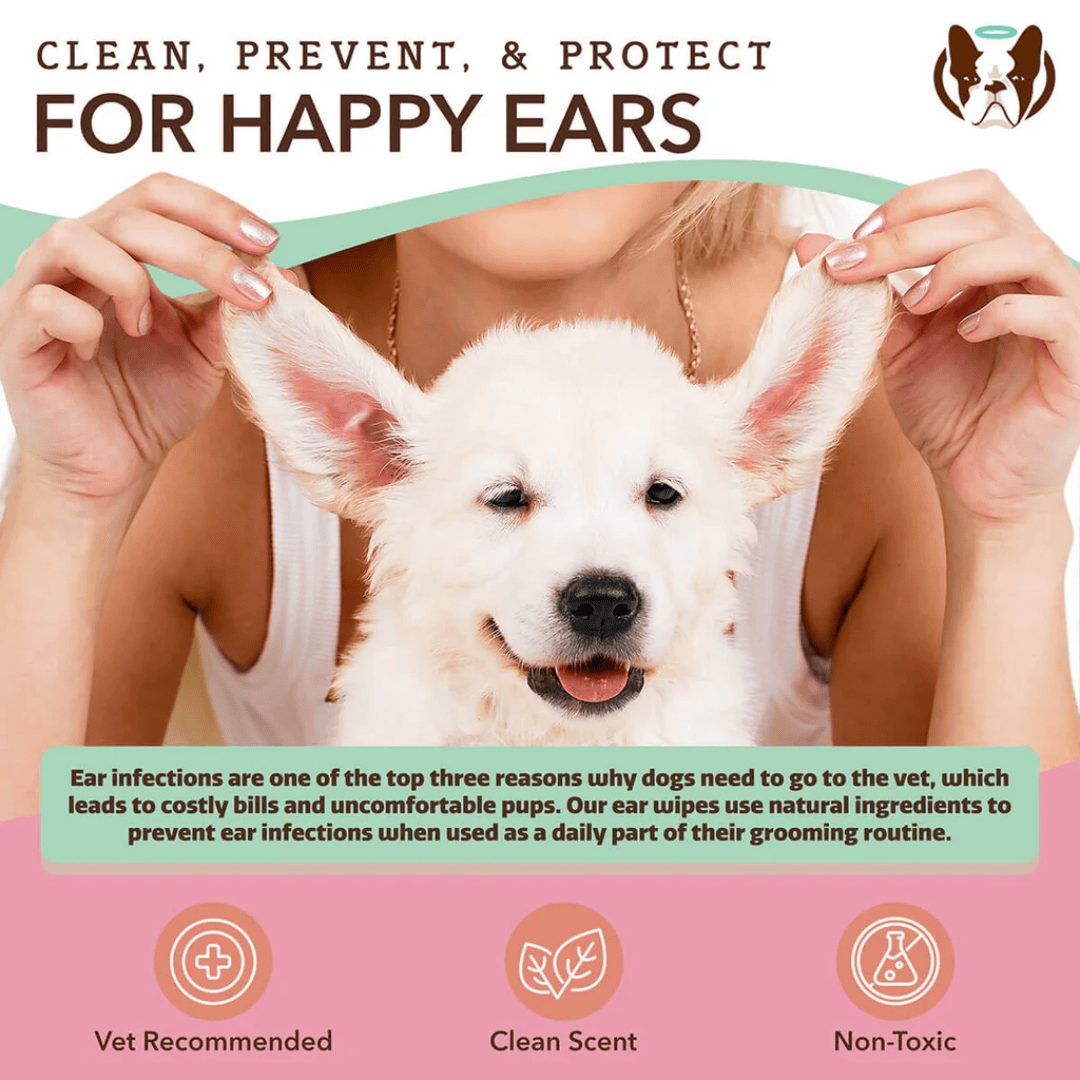 Natural Dog Company Ear Soother Wipes