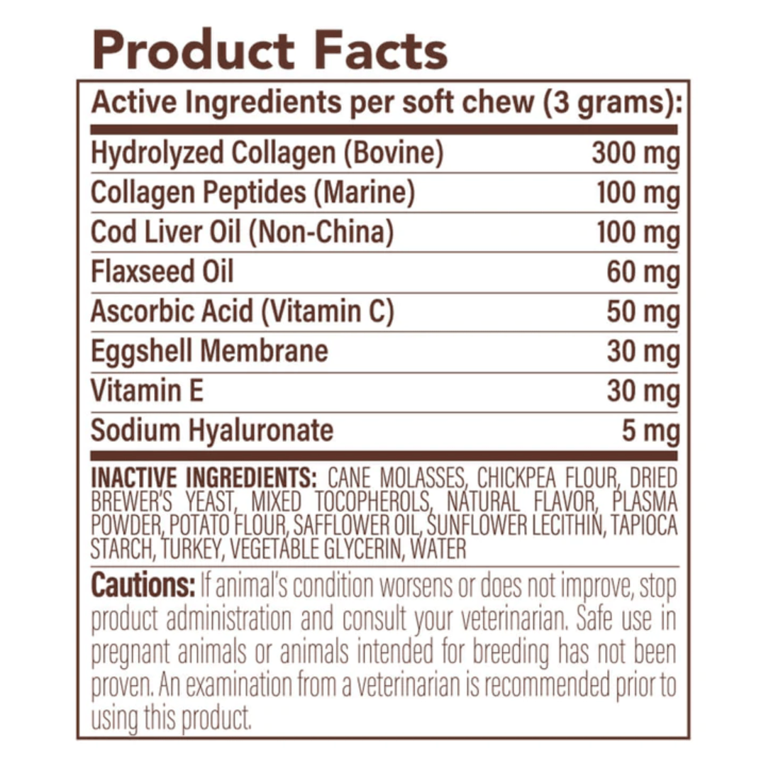 Natural Dog Company Collagen Supplement Chews