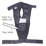 Finnero Brenda Heat Pants in Dark Grey with information on how to use.
