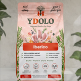 Small bag of Ydolo Iberico Pork Cold Pressed Semi Moist dog food.