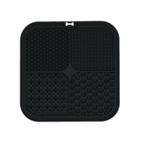 Top down view of Eat Slow Live Longer Lick Mat Quad
