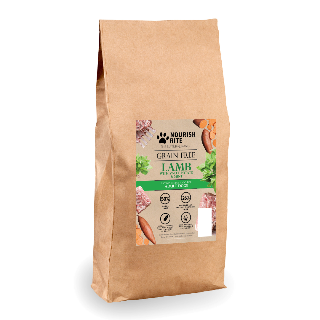 Nourish Rite Grain Free Adult Dog Food - Lamb