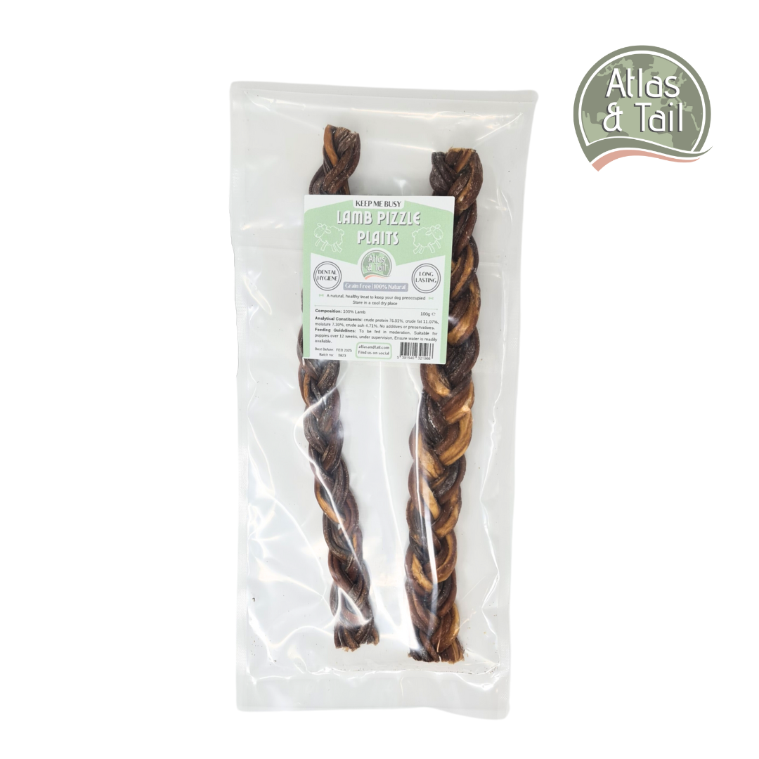 Lamb Pizzle Plaits 100g