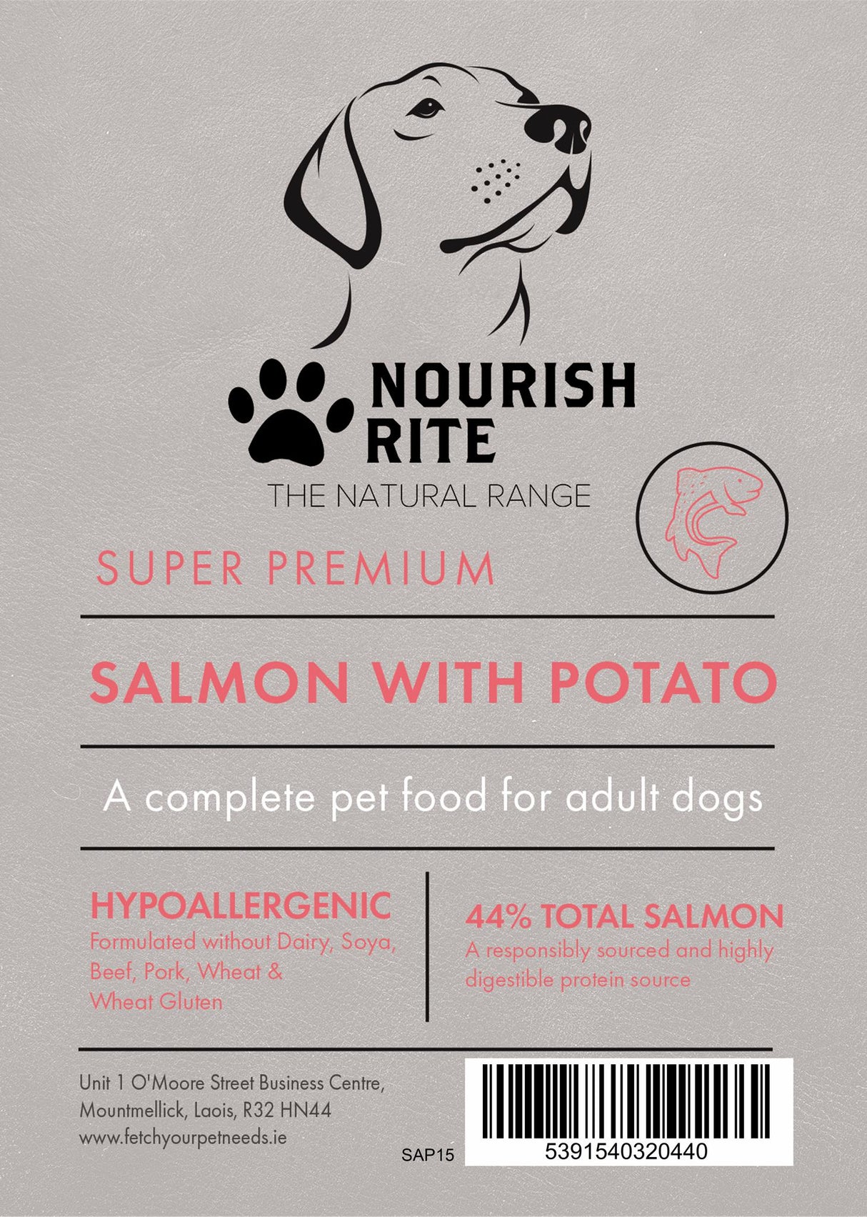 Nourish Rite Premium Adult Salmon and Potato